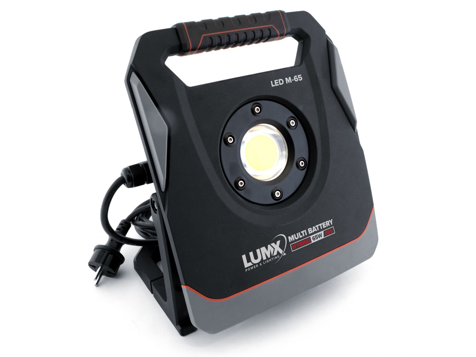 LED-Arbeitsleuchte | Multi-Akku, 65 W / 18 V, 6.500 lm, 6.500 K (LumX M-65) 