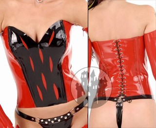 Latex Corsage - extravagant
