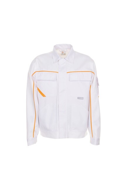 Planam Highline Bundjacke Reinweiß/Gelb Größe 42 – Arbeitsjacke - Neu