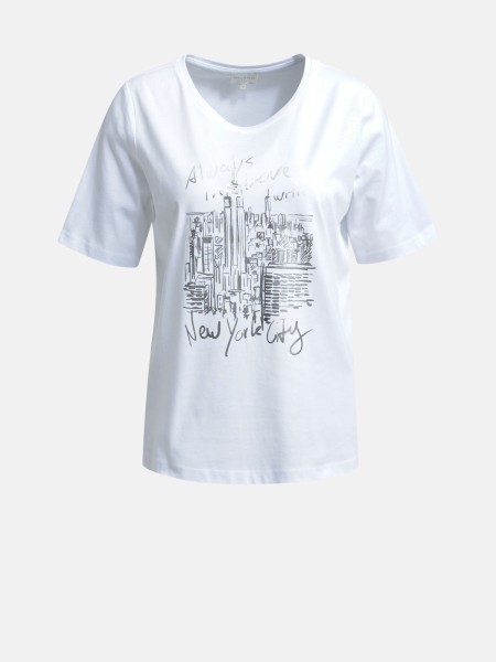 MILANO ITALY Damen T-Shirt, weiß