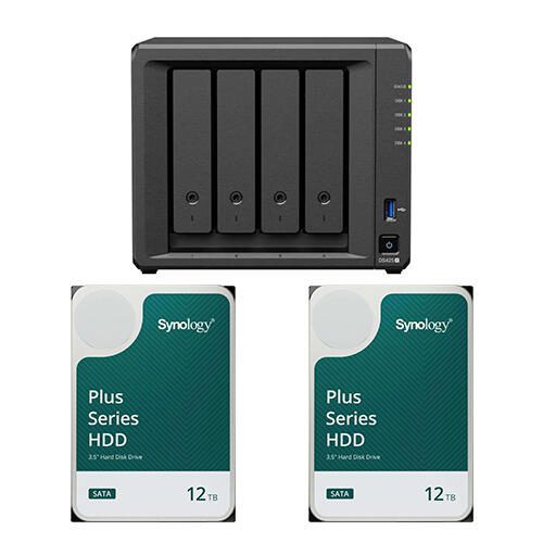 Synology DS925+ DiskStation + 24 TB 2x Synology Plus 3.5