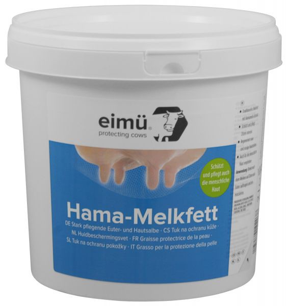 Eimü Hama Melkfett 2 Liter, mit Hamamelis, zur Euterpflege bei Rind...