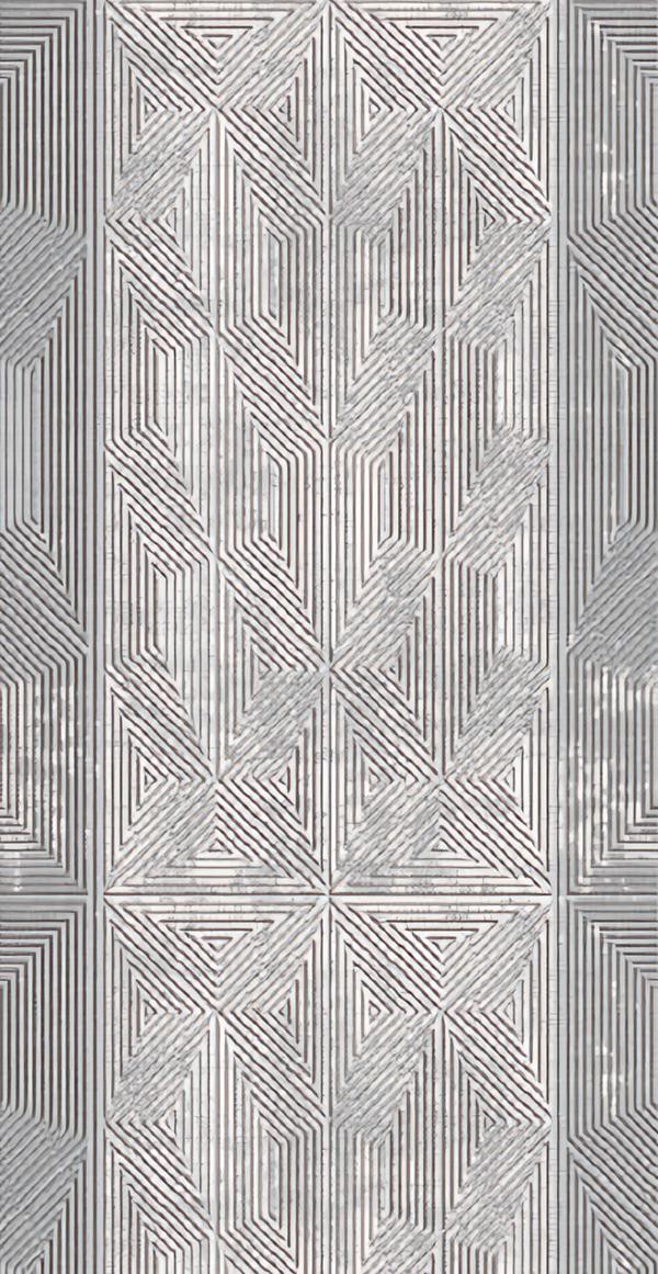 Teppich Bodenbelag Kunstfaserteppich Abstrakt Muster Grau Kurzflor Flur