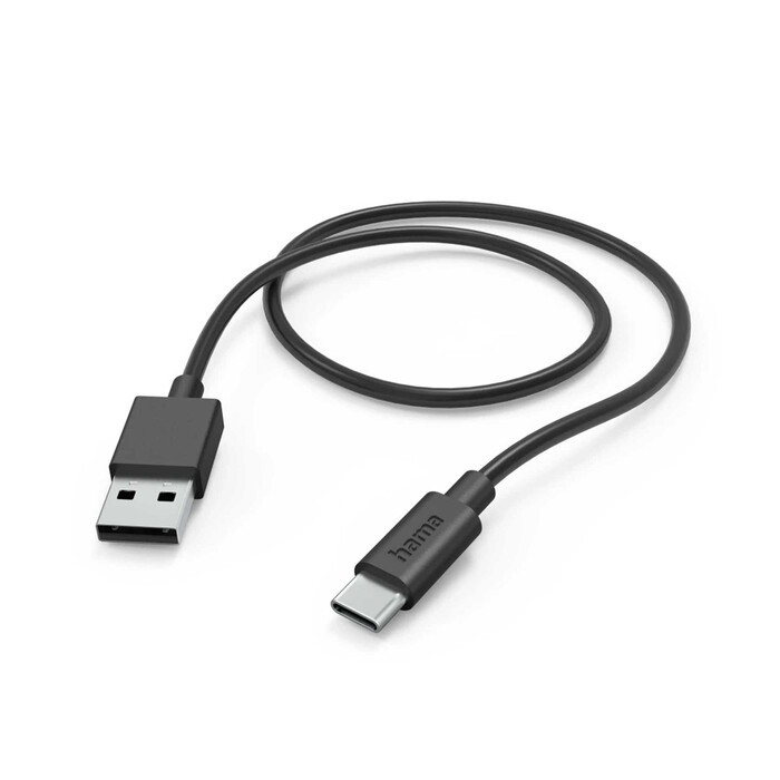 HAMA Ladekabel USB-A/USB-C 1m schwarz