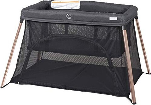 BabyGO Reisebett Dreams ll black/gold