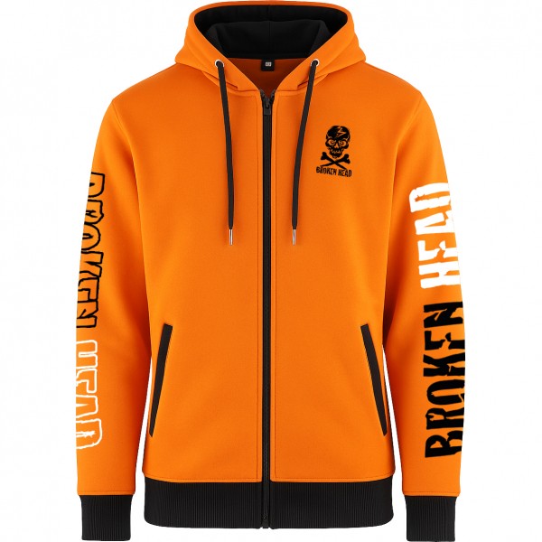 Broken Head Hoodie Color Edition Orange