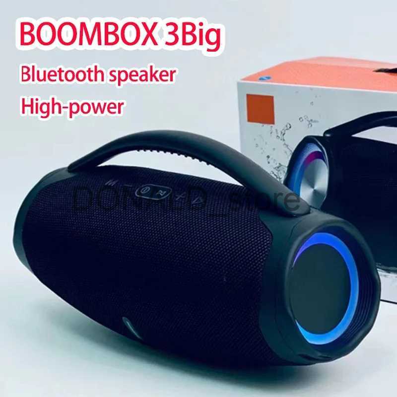 Haut-parleurs portables haut-parleur Bluetooth Boombox 3 Caixa de Som Bluetooth Loud Subwoofer Sound Box puissant Bass Home Theatre Livraison gra