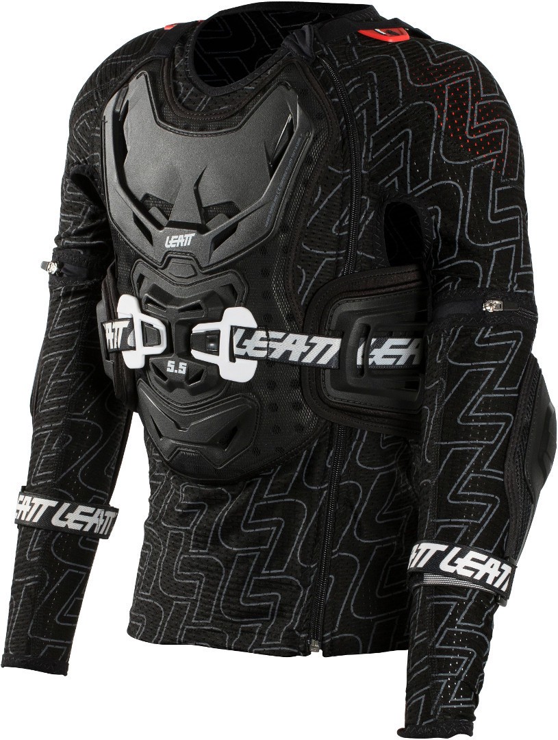Leatt Body Protector 5.5 Dziecięca koszulka Motocross Protector, czarny, Rozmiar L XL
