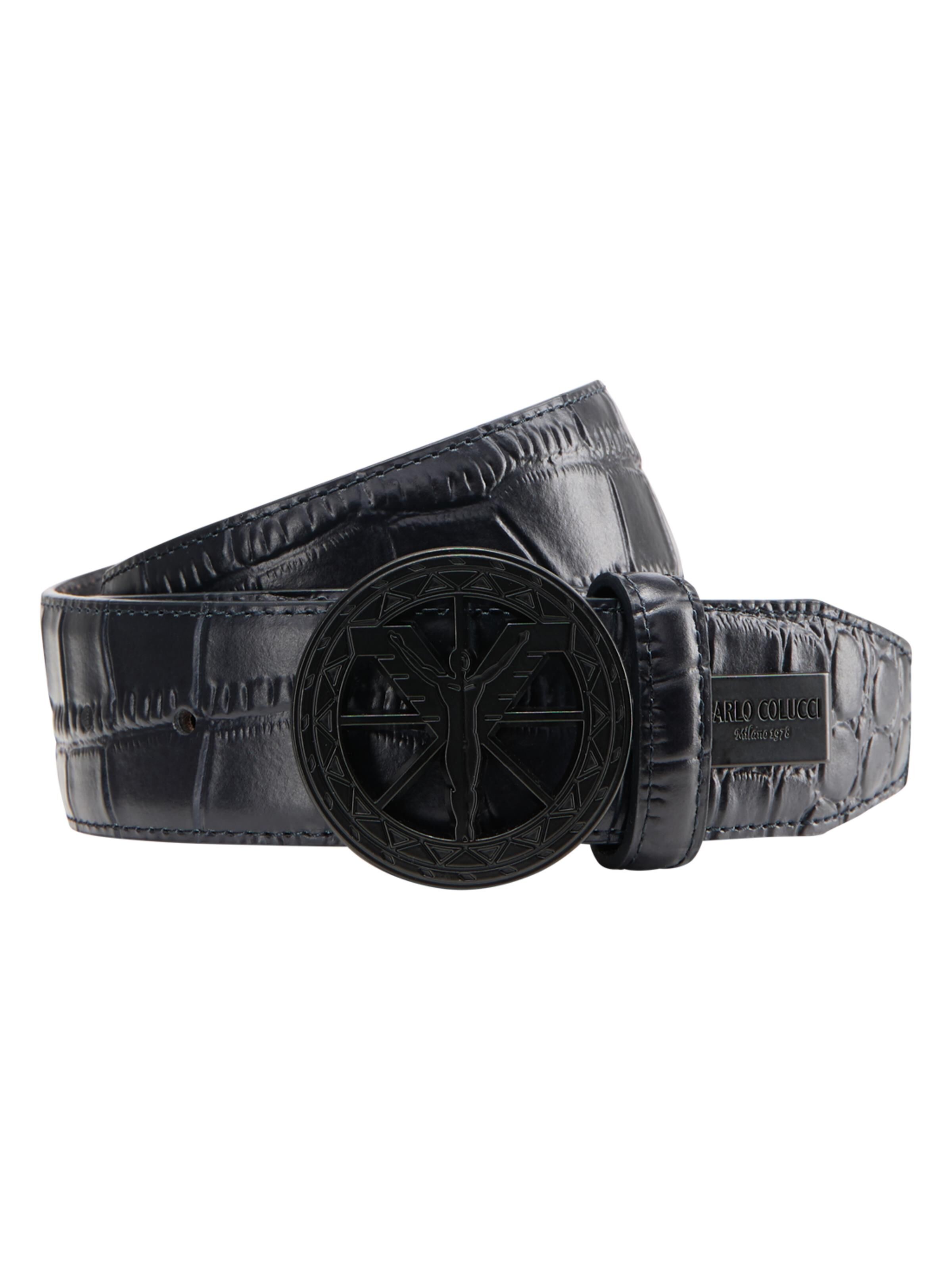 Gürtel mit Reptilienprägung