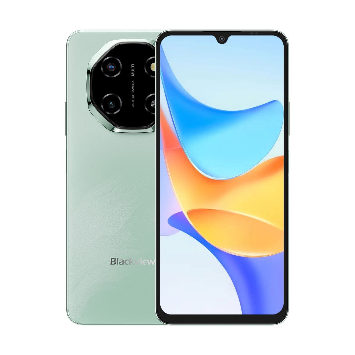 Blackview SHARK 6 - Écran 6,88 pouces 120 Hz, processeur octocœur Unisoc T8100, 4 cœurs/8 Go, 128 Go de stockage, appareil photo IA 16 MP, smartphone 5G, 4 Go + 128 Go / Vert