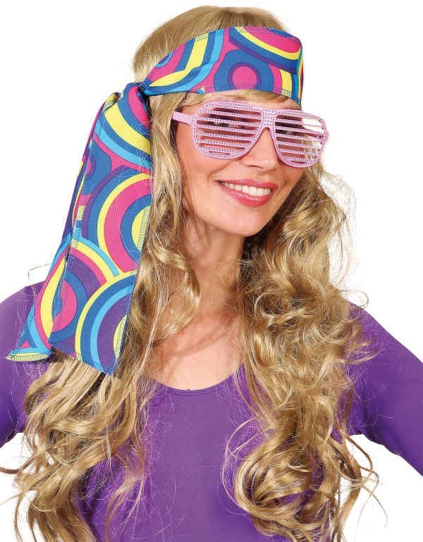 Rosa Glamour Partybrille
