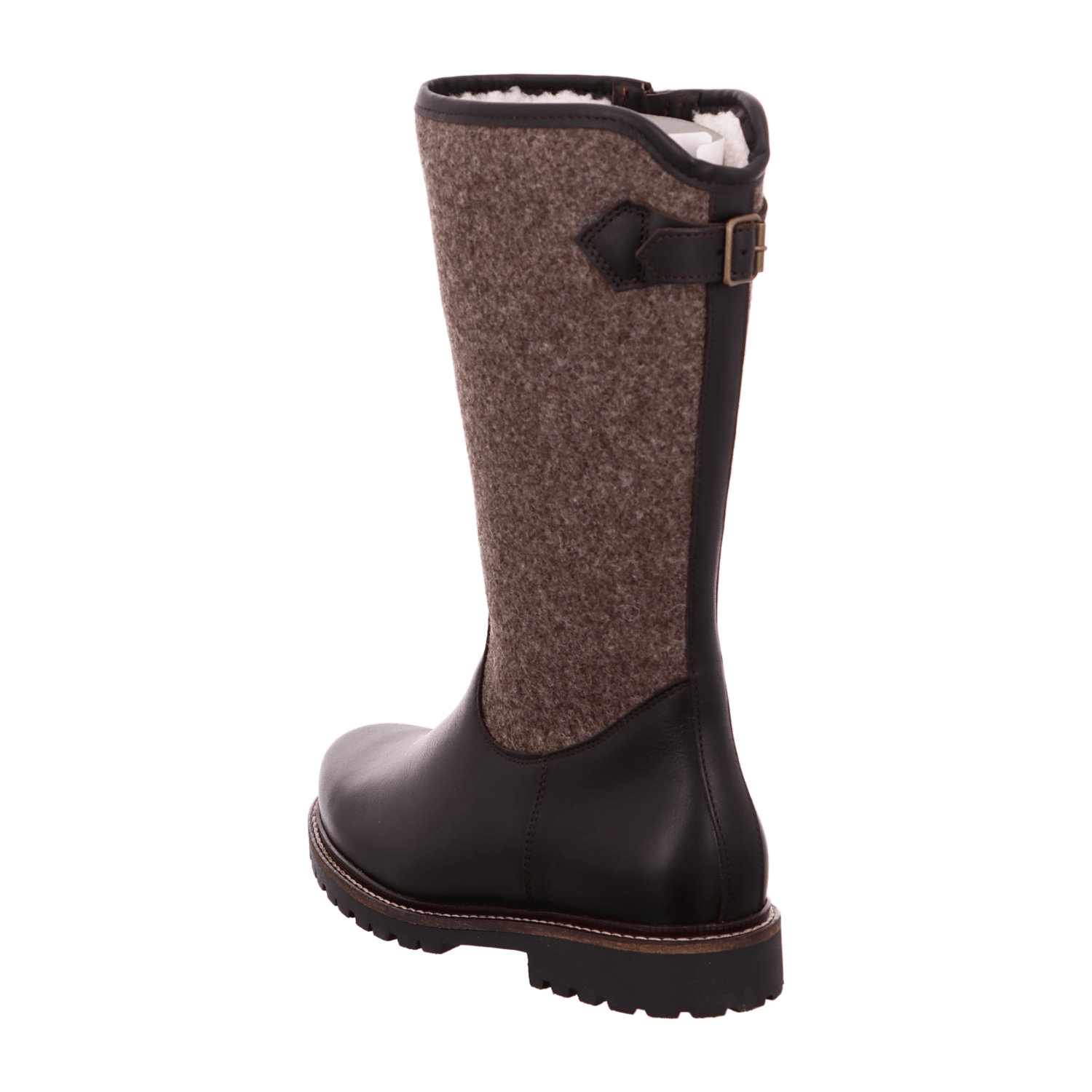 Dirndl & Bua Weitschaftstiefel für Damen, braun, Gr. 40 EU / 7 UK