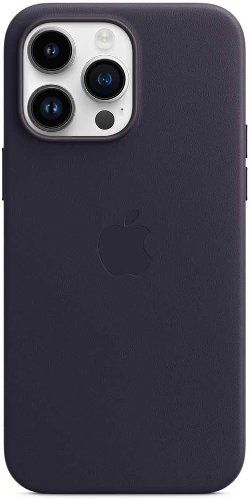 Apple Leder Case mit MagSafe [für iPhone 14 Pro Max] Tinte