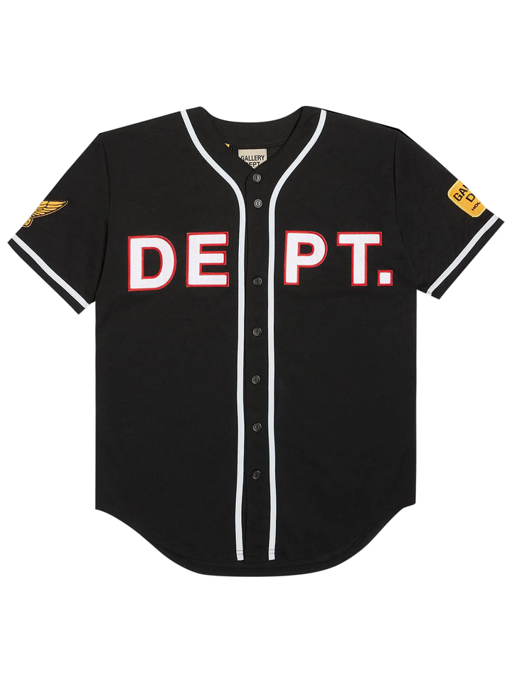 Gallery Dept Echo Park Baseball Jersey in Black - Black / S
