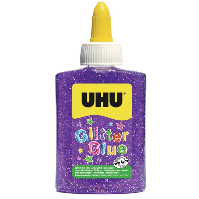 UHU Glitter Glue 90 g violett