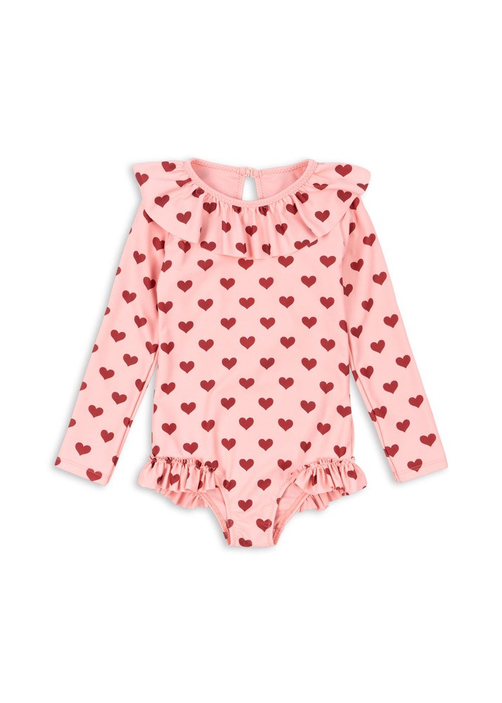 Konges Sløjd Manuca Badeanzug - Amour Pink - Gr. 12 Monate