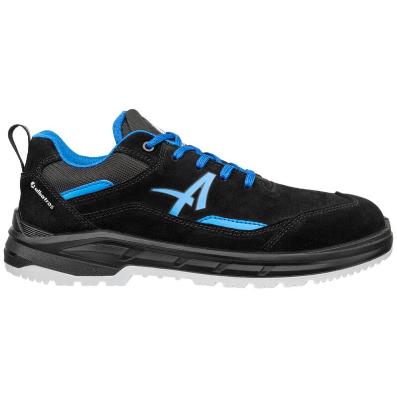 Albatros VECTOR BLUE LOW flacher sportlicher Sicherheitsschuh S3 schwarz/blau 36