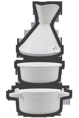 INHALATOR Kunststoff doppelwandig bewegl.Mundstück 1 St