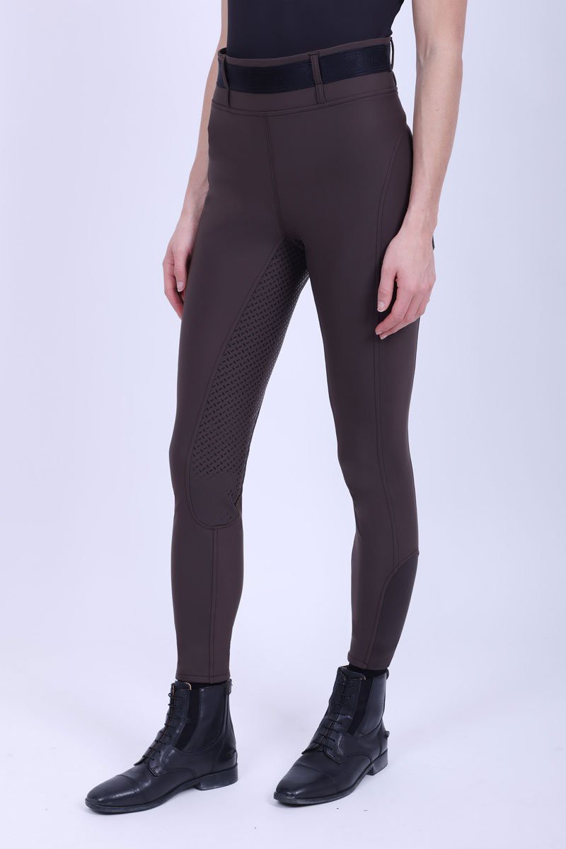 HV Polo Damen Reitleggings HVP CLARISSA Full Grip mocca 34