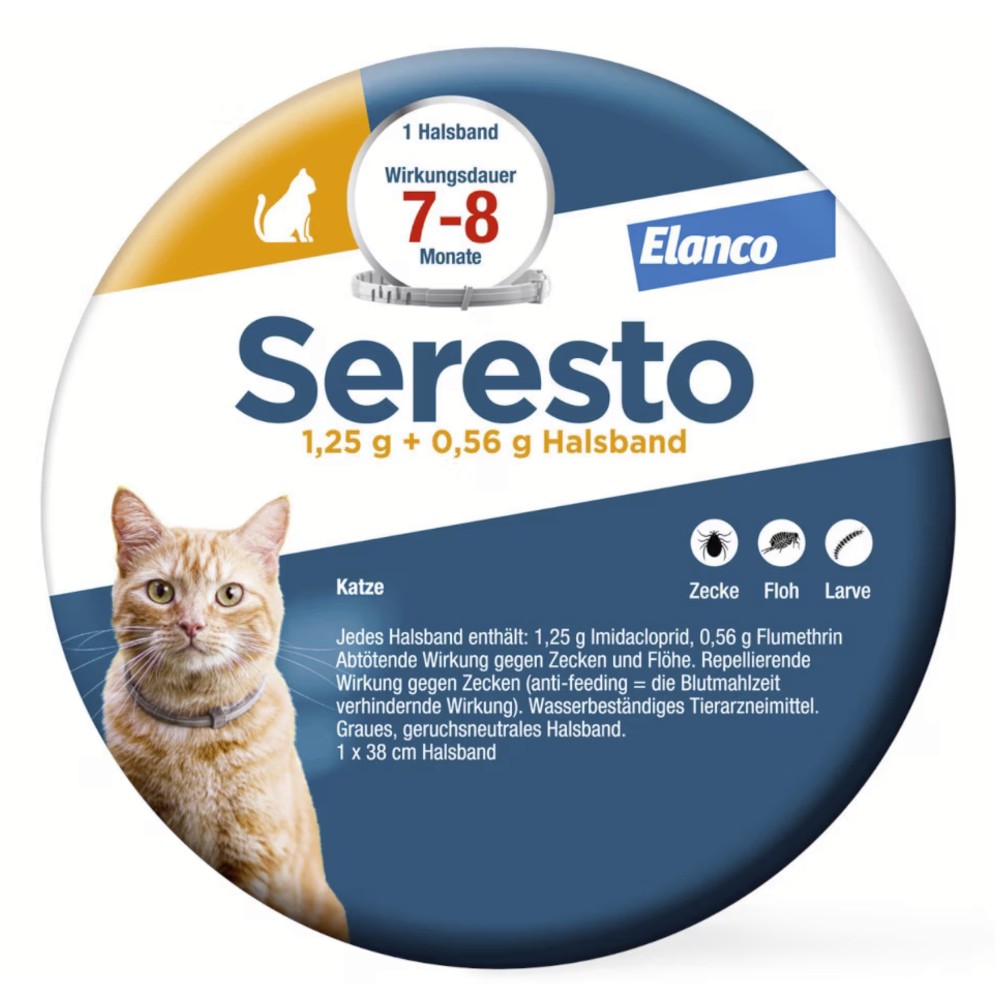 Seresto Halsband für Katzen 1 St Halsband