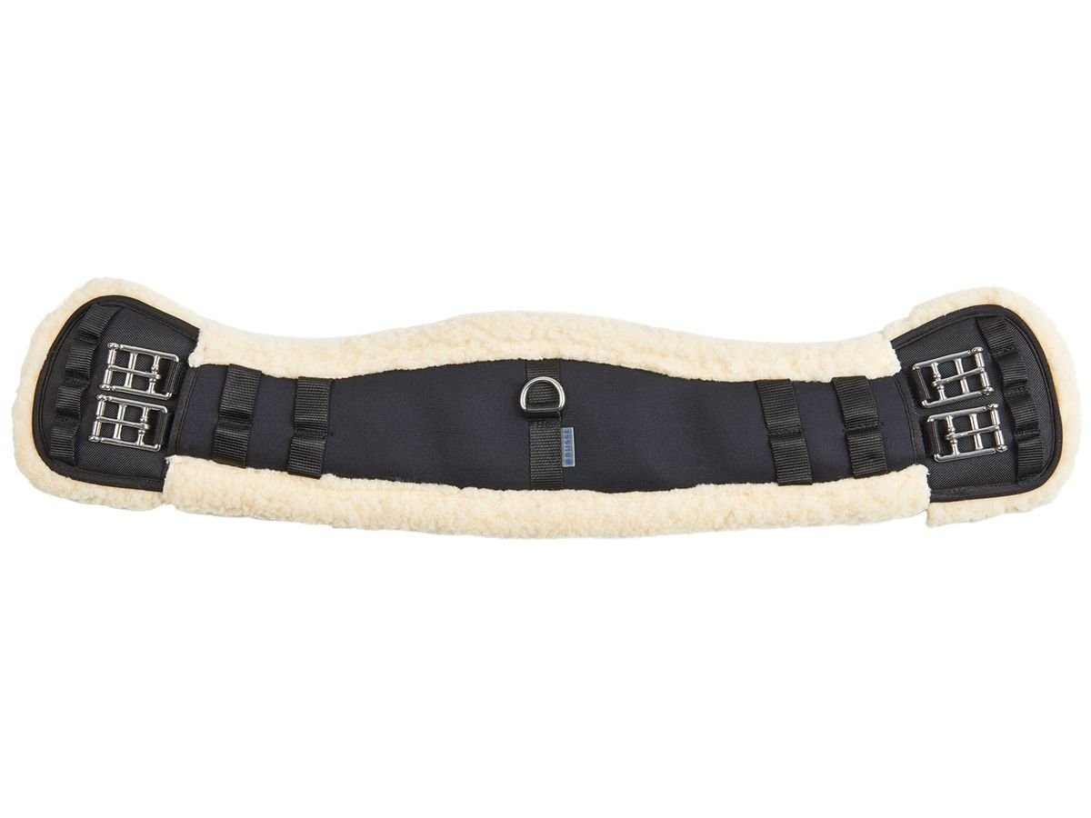 Busse Sattelgurt Art-Fur-Curved-DR D, schwarz-natur, 70cm