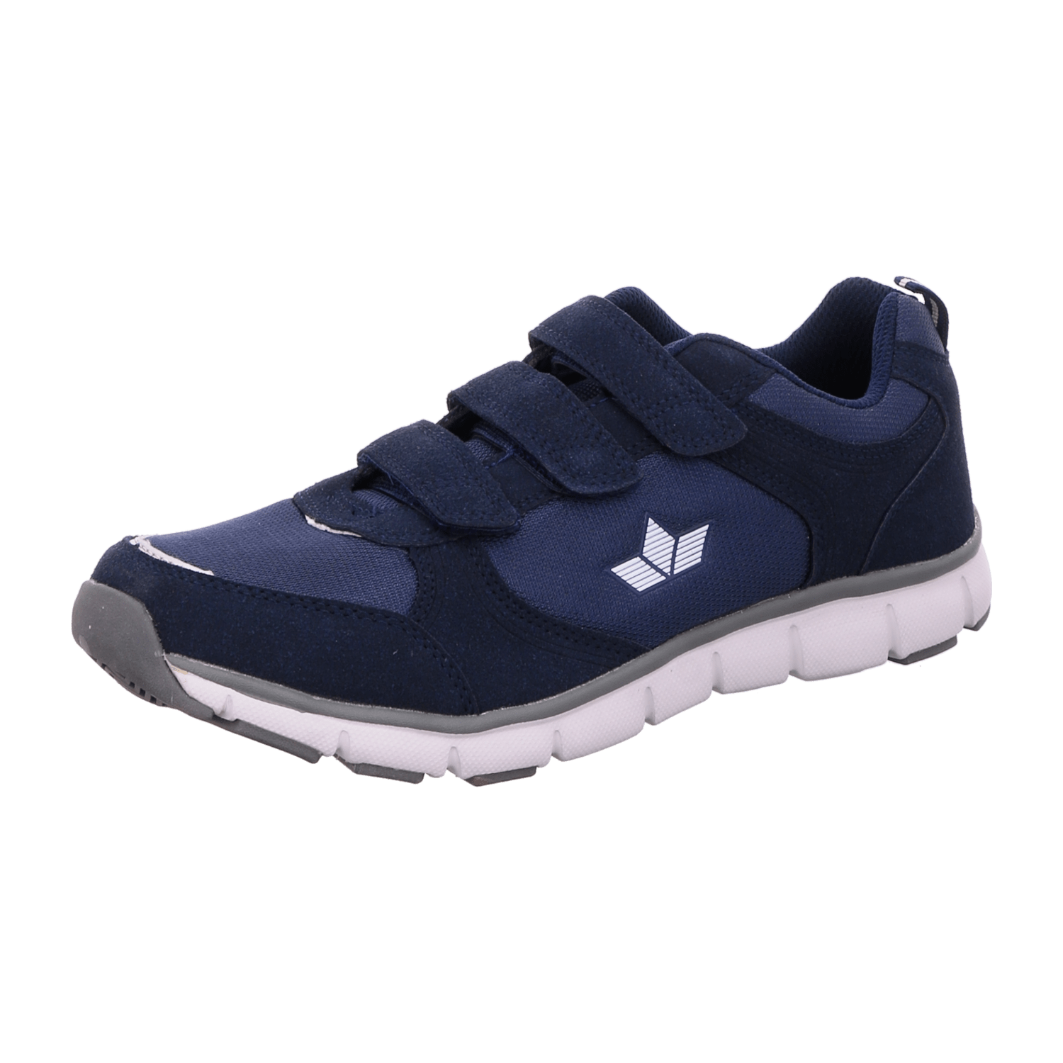 Brütting Herren Klettschuh Nylon halb marine/grau für Kinder, blau, Größe 42 EU