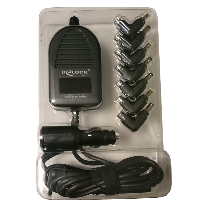 Delock Univ. Notebook KFZ DC-Adapter 90W Netzteil