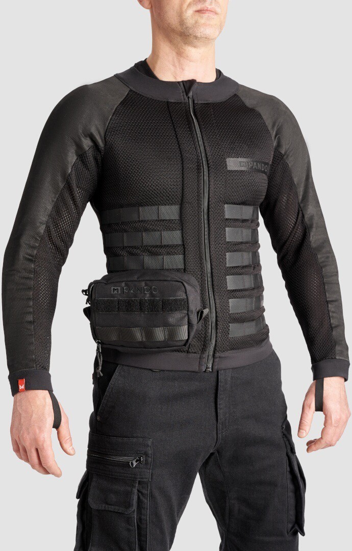Pando Moto Pouch Black Accessoire tas, zwart voor man