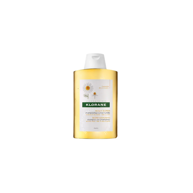 Klorane Shampoo alla Camomilla per Capelli Biondi 200ml