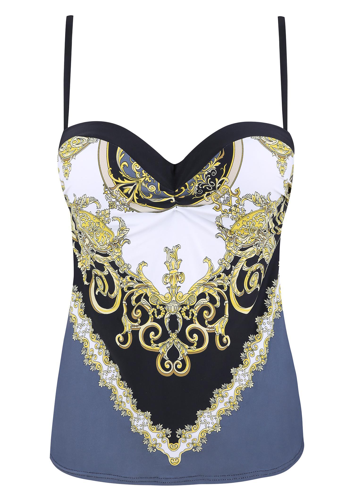 Der gemusterte zweiteilige Badeanzug Tankini Queen's Of Island 2 Marilyn