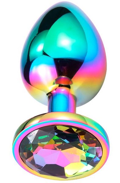 Space Journey Analplug mit Juwel mittelgroß