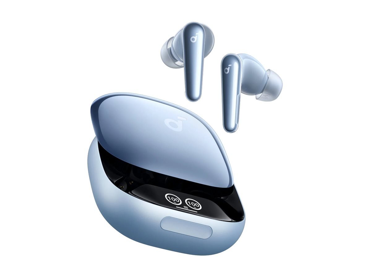 Soundcore Liberty 4 Pro NC Kopfhörer Hellblau In-Ear Kabellos