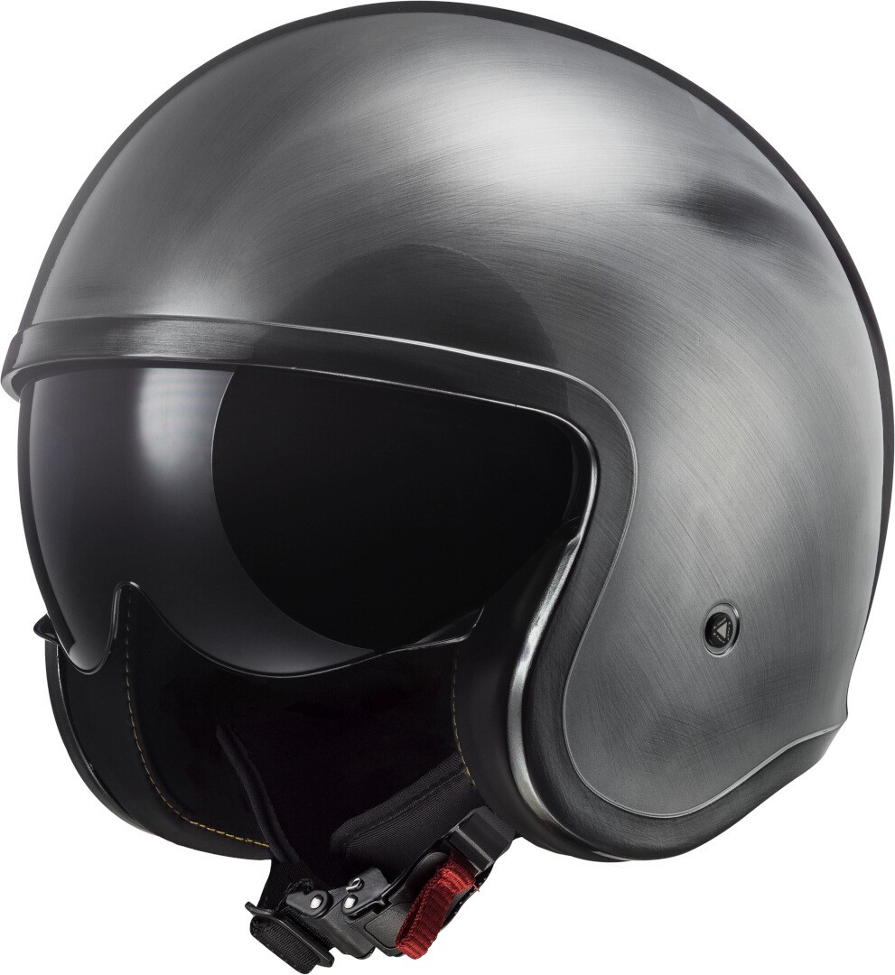 LS2 OF599 Spitfire II Jeans Kask odrzutowy, srebrny, Rozmiar XS dla ty
