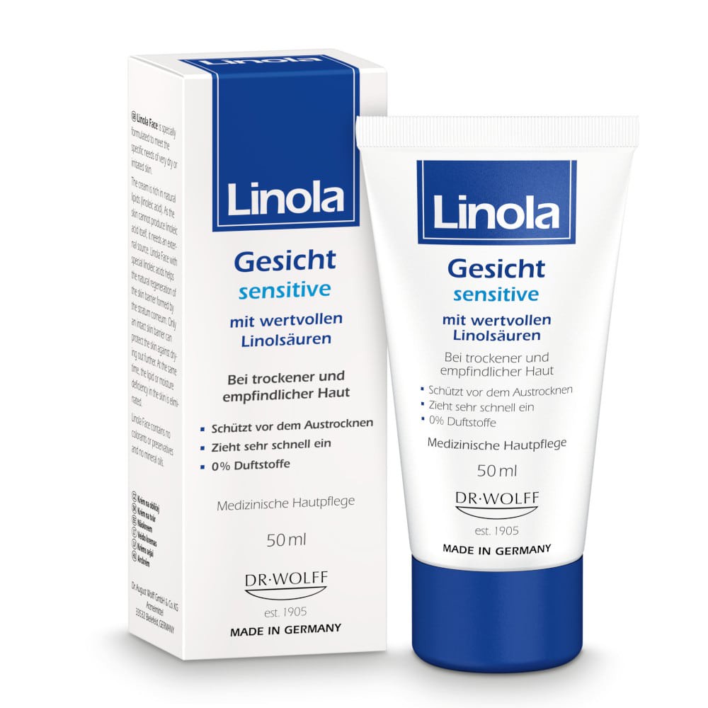 Linola Gesicht sensitive - Gesichtscreme 50 ml Creme
