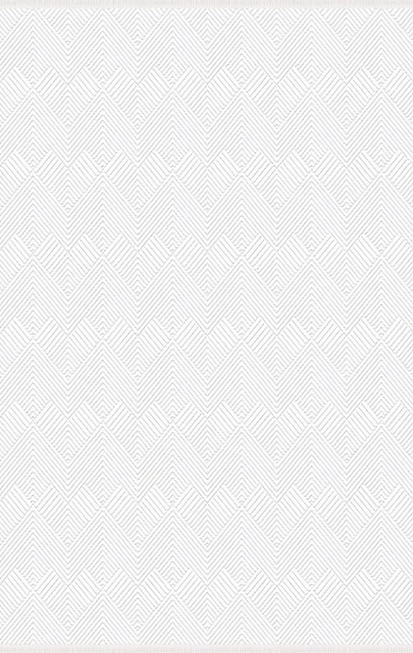 Bodenbelag Teppich Kurzflor Einfarbig Abstraktes Muster Wohnzimmer Weiß