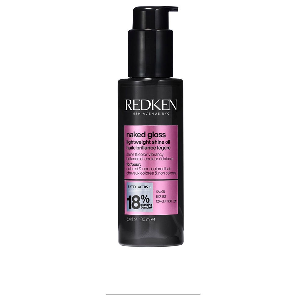 Naked Gloss ultraleichtes Öl mit spiegelndem Glanz und Hitzeschutz 100 ml