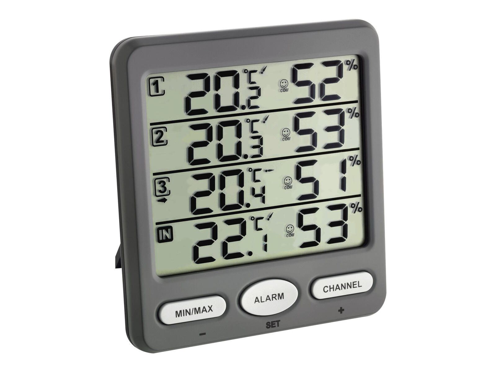 TFA® Klima Monitor 30.3054.10 Wetterstation anthrazit