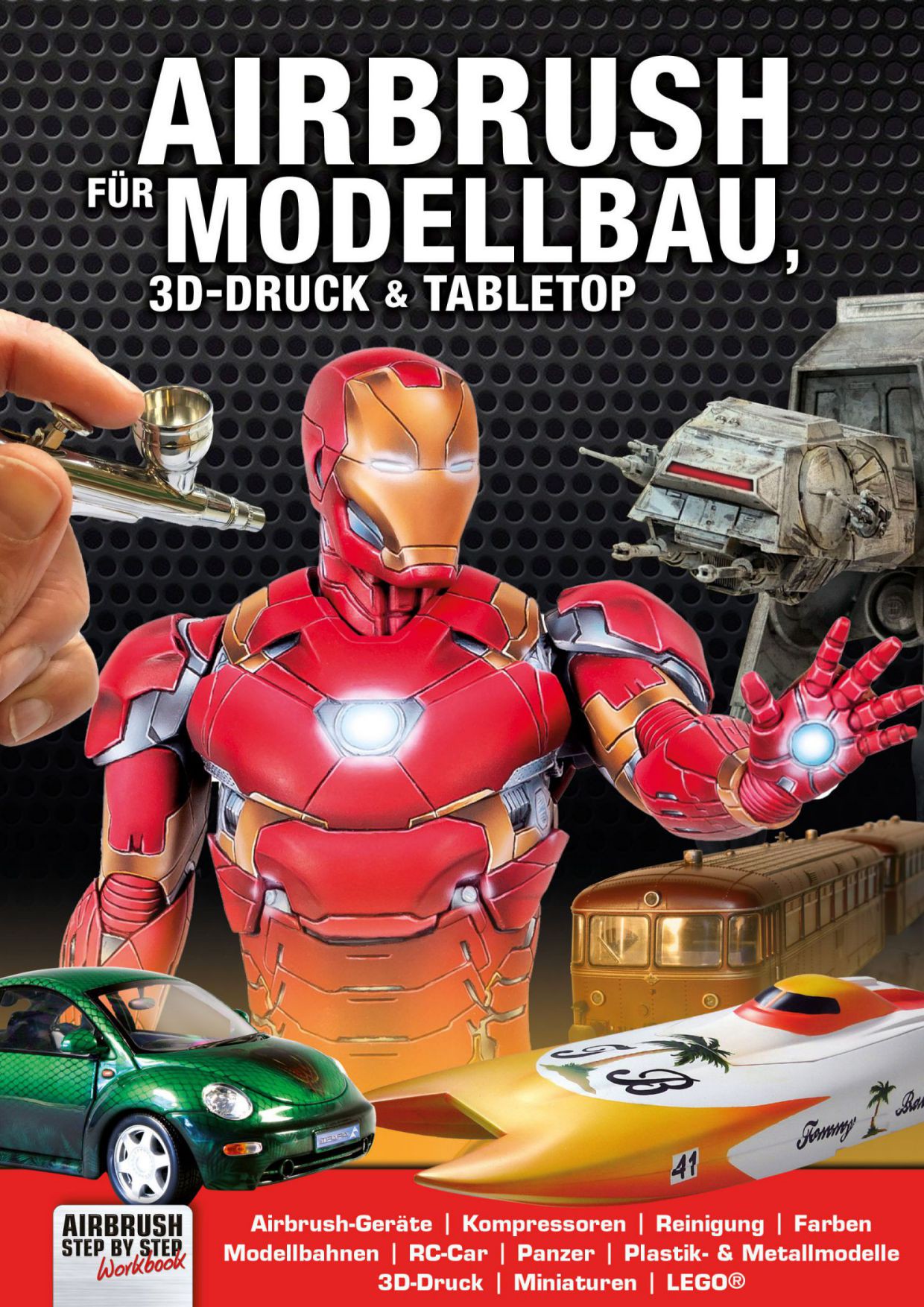 Airbrush für Modellbau 3D-Druck und Tabletop Deutsch Guide for Airbrush painting