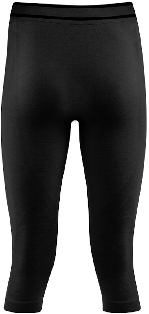 Lenz 6.0 Merino 3/4 Damen Funktionshose, schwarz, Größe L