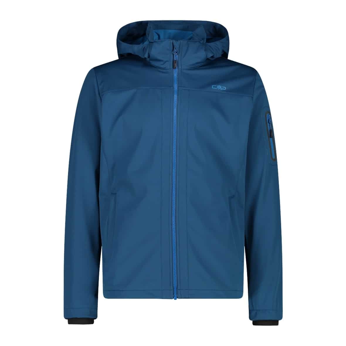 CMP MAN ZIP HOOD JACKET Herren Wanderjacke (Blau 54 D) Kletterbekleidung