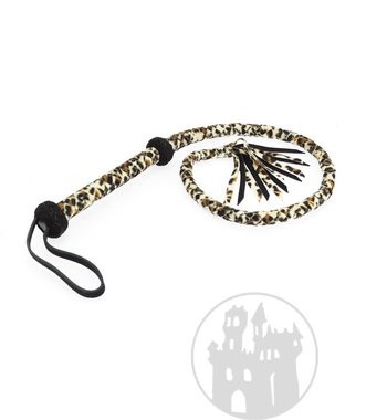 Arabische Peitsche kurz Leoparden Look