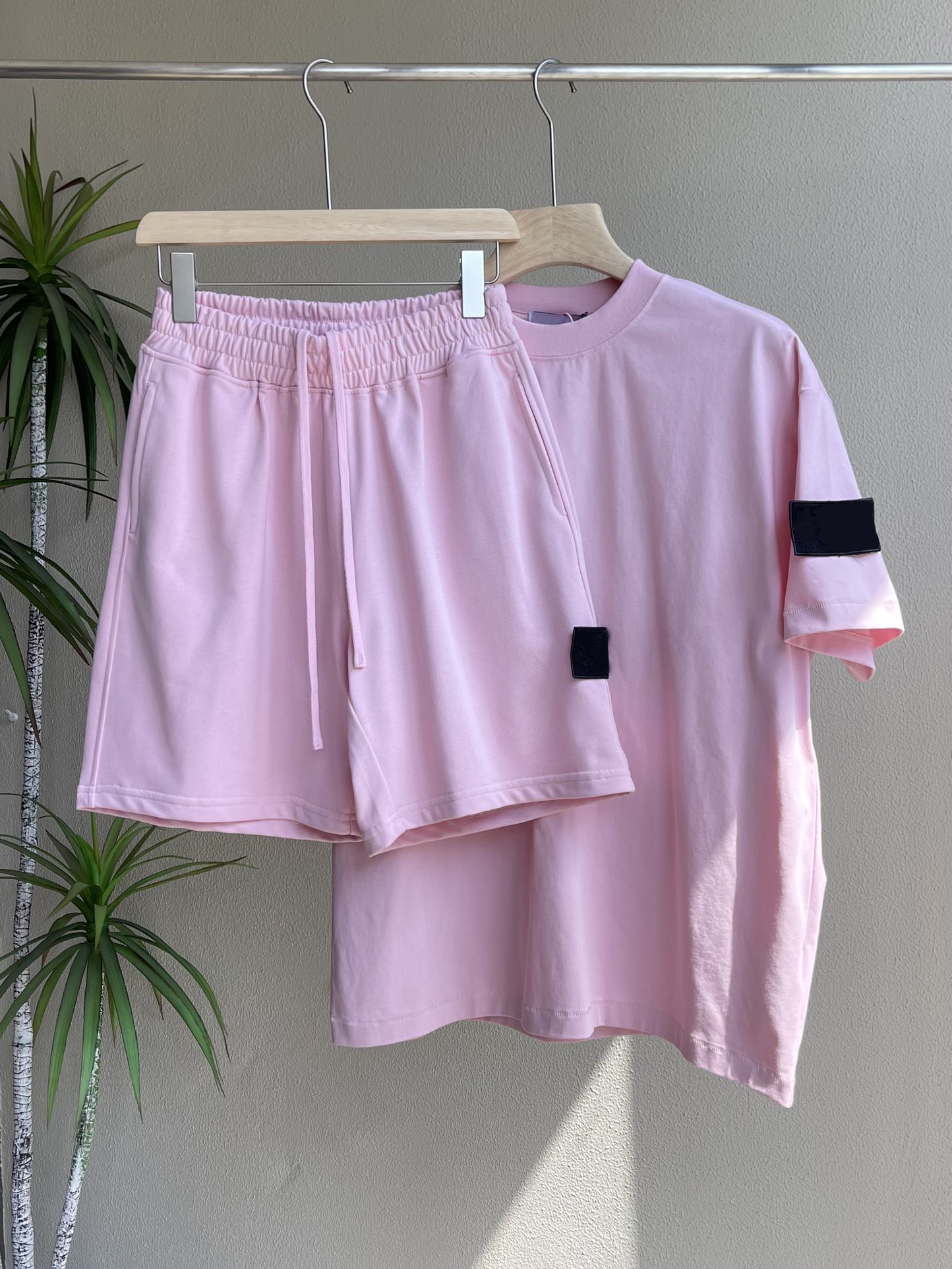 Designer stones shirts Islands T shirt 100% cotton compass armband short sleeve sunmer breathable loose tops shorts stonesi short sleeve 24s
