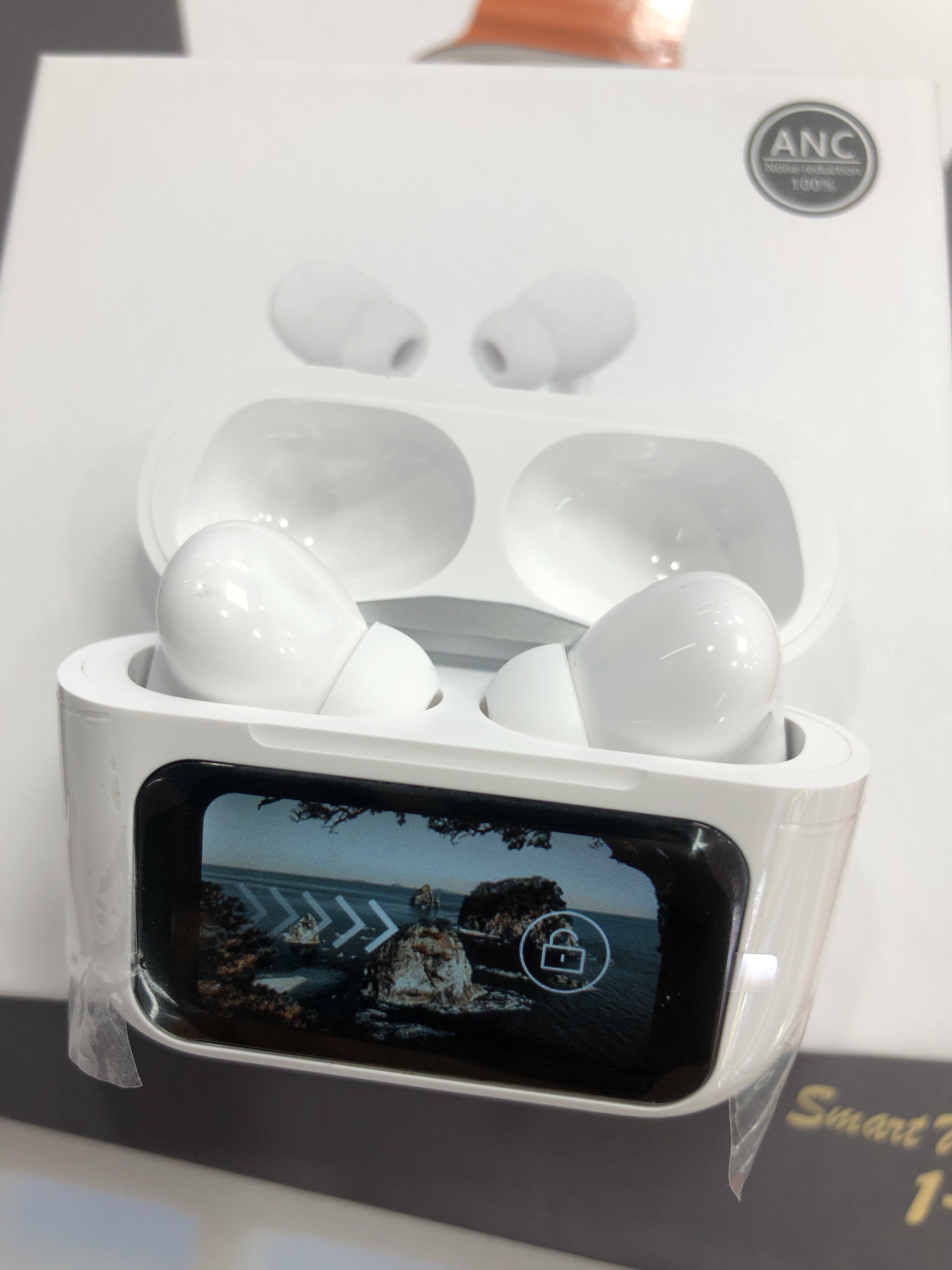 ANC Airking Pro TWS Bluetooth Wireless Headphones In Ear Earphones with Mic Fone Sport Earbuds Running Pro6 Headset for IPhone Xiaomi Mobile Smar