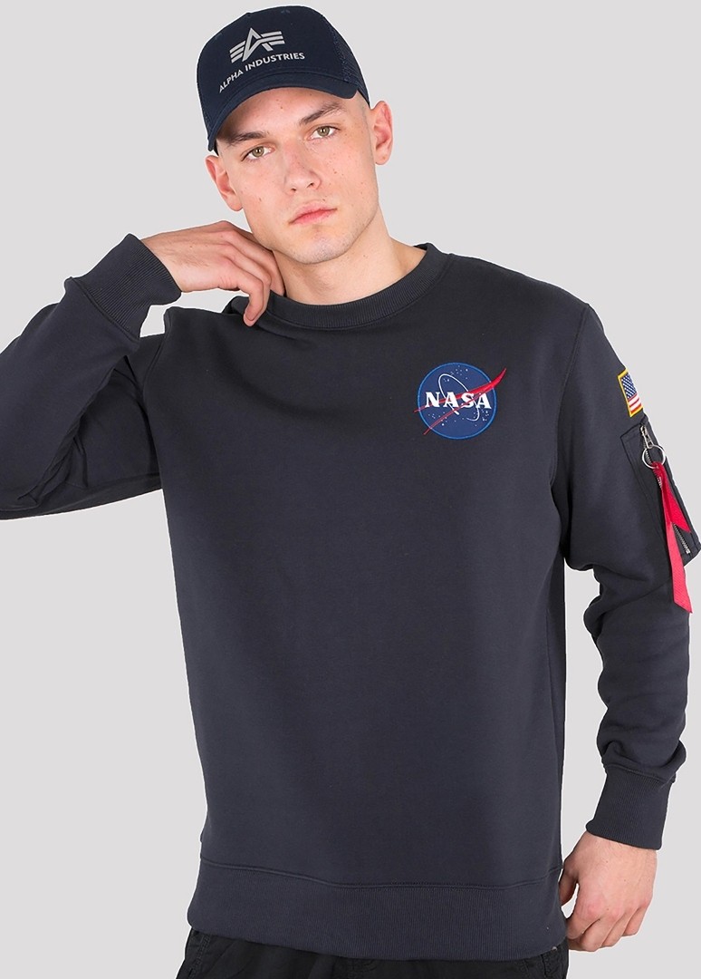 Alpha Industries Space Shuttle Sweatshirt, afmeting XS voor man