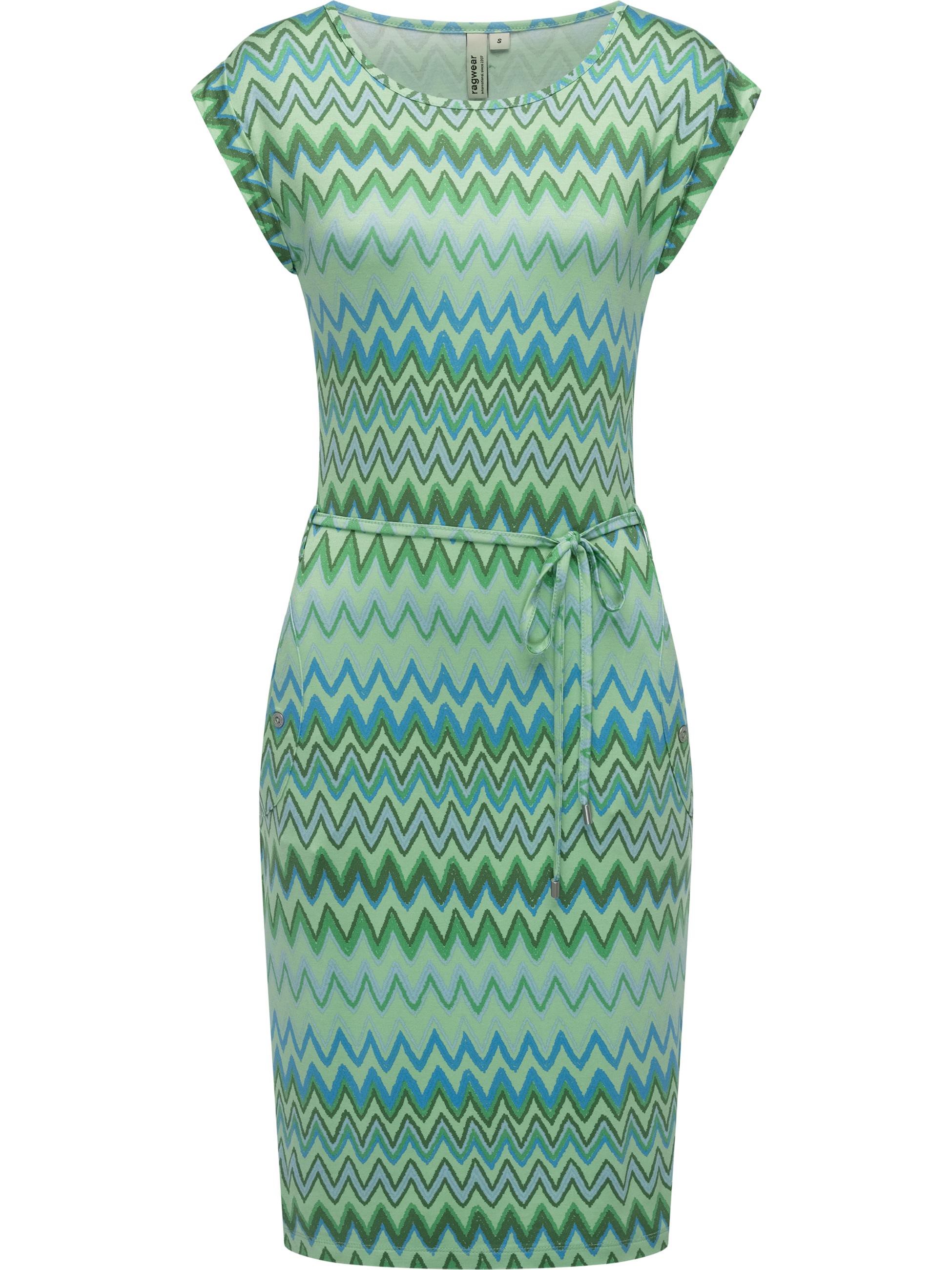 Bequemes Sommerkleid Kurzarm Midikleid 