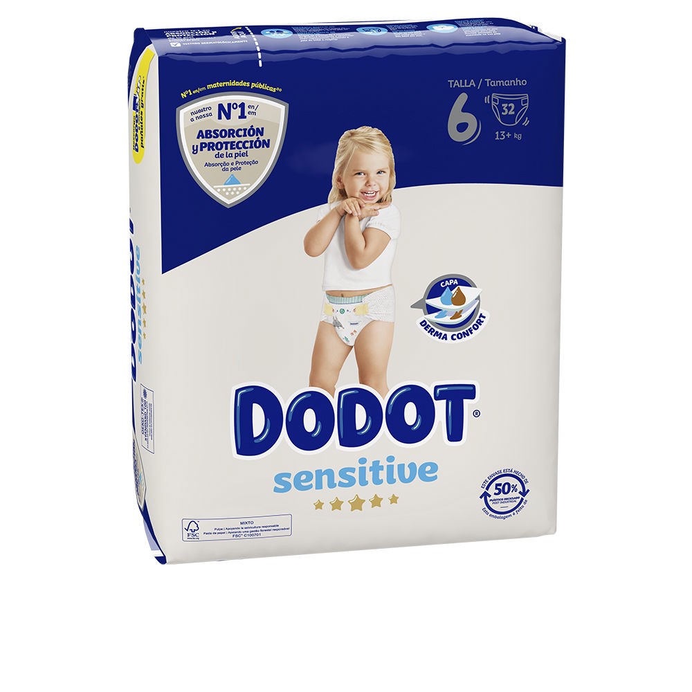 Dodot Sensitive Windeln Größe 6 +13 kg 32 St