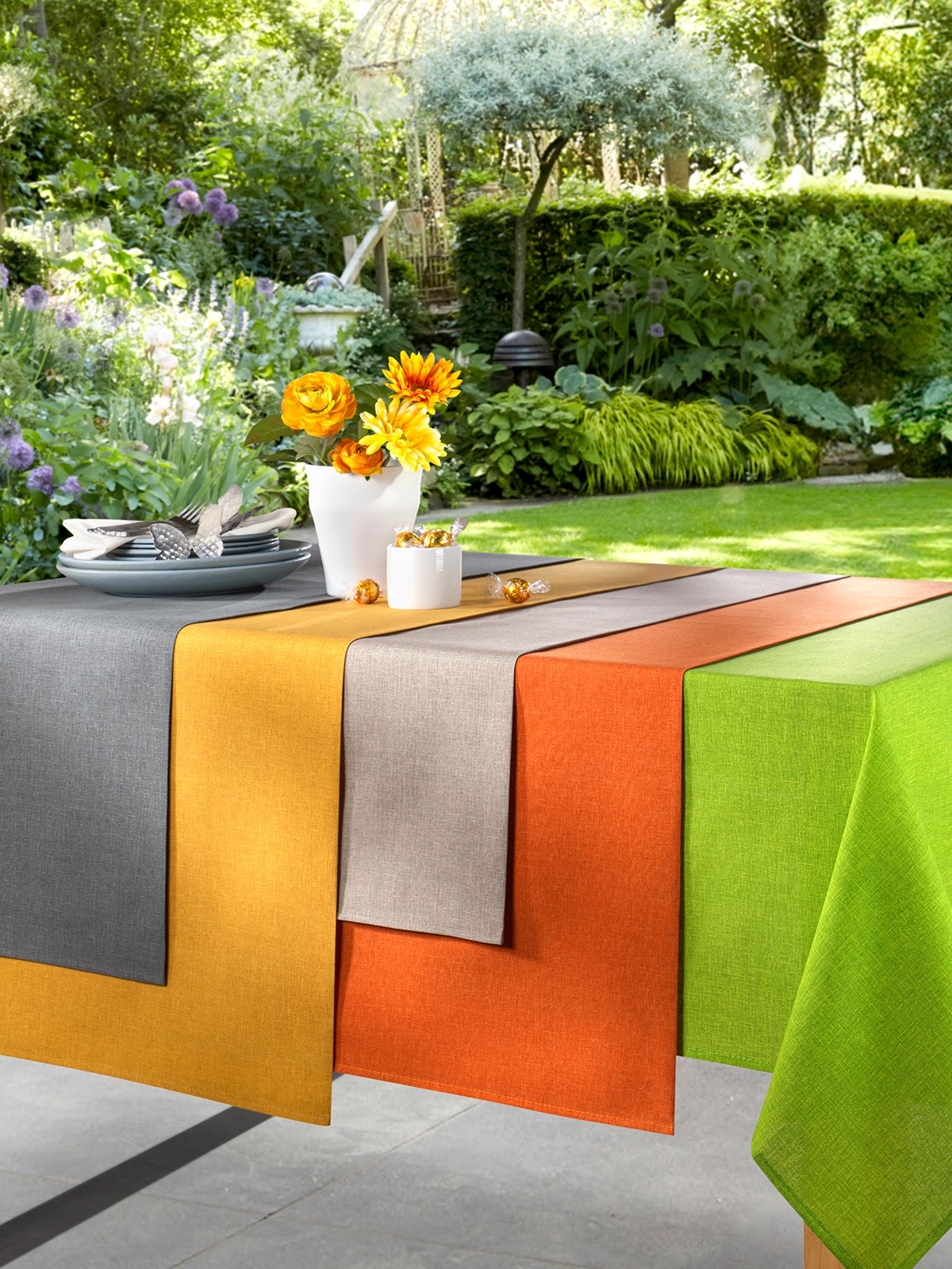 Tischdecke „Oslo“, Gelb 110x140