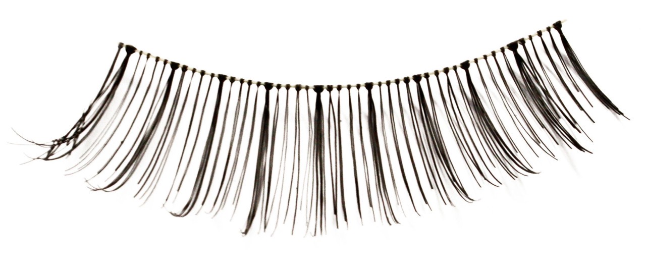 Echthaar Wimpern Premium mit Kleber