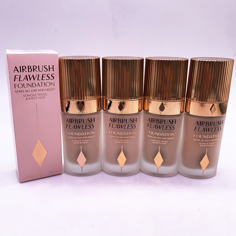 Airbrush Flawless Foundation Contour Concealer Full Coverage Foundation Complexion 30 ml Highlight Brighten Face Makeup
