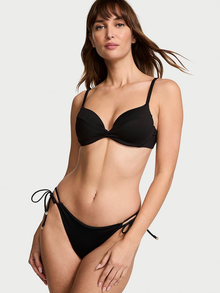 Victoria's Secret Swim Dół od bikini z wiązaniami po bokach Essential Side-Tie